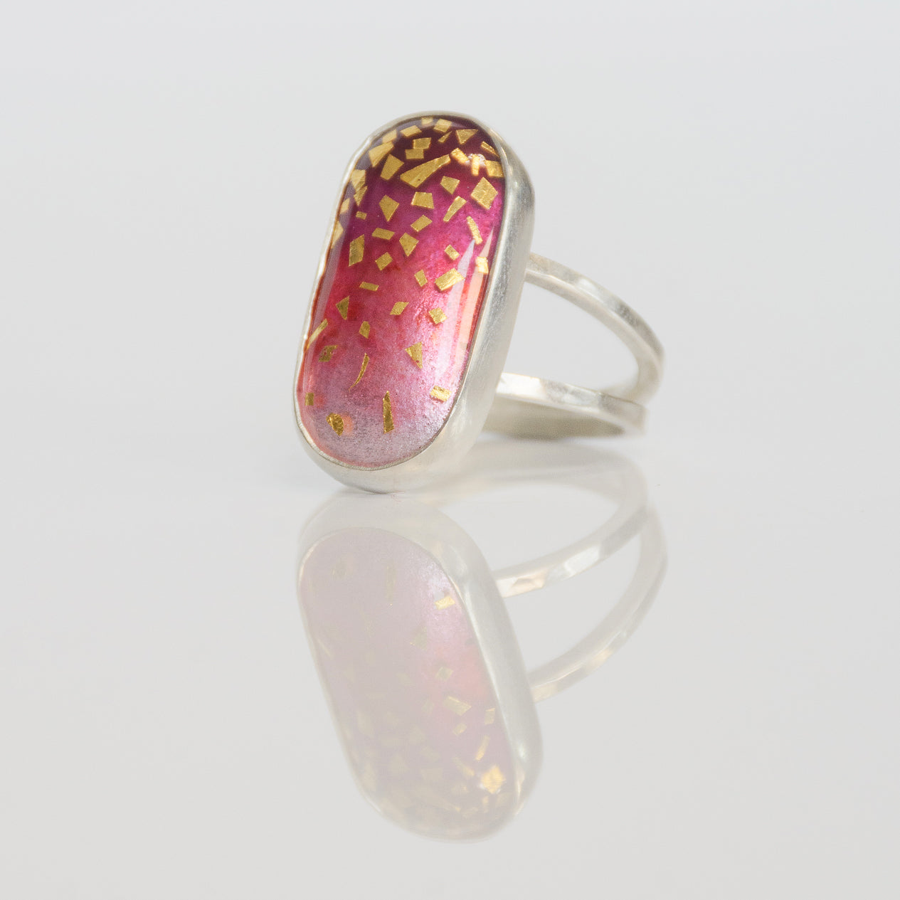 Enameled Confetti Ring - Alloy Atelier
