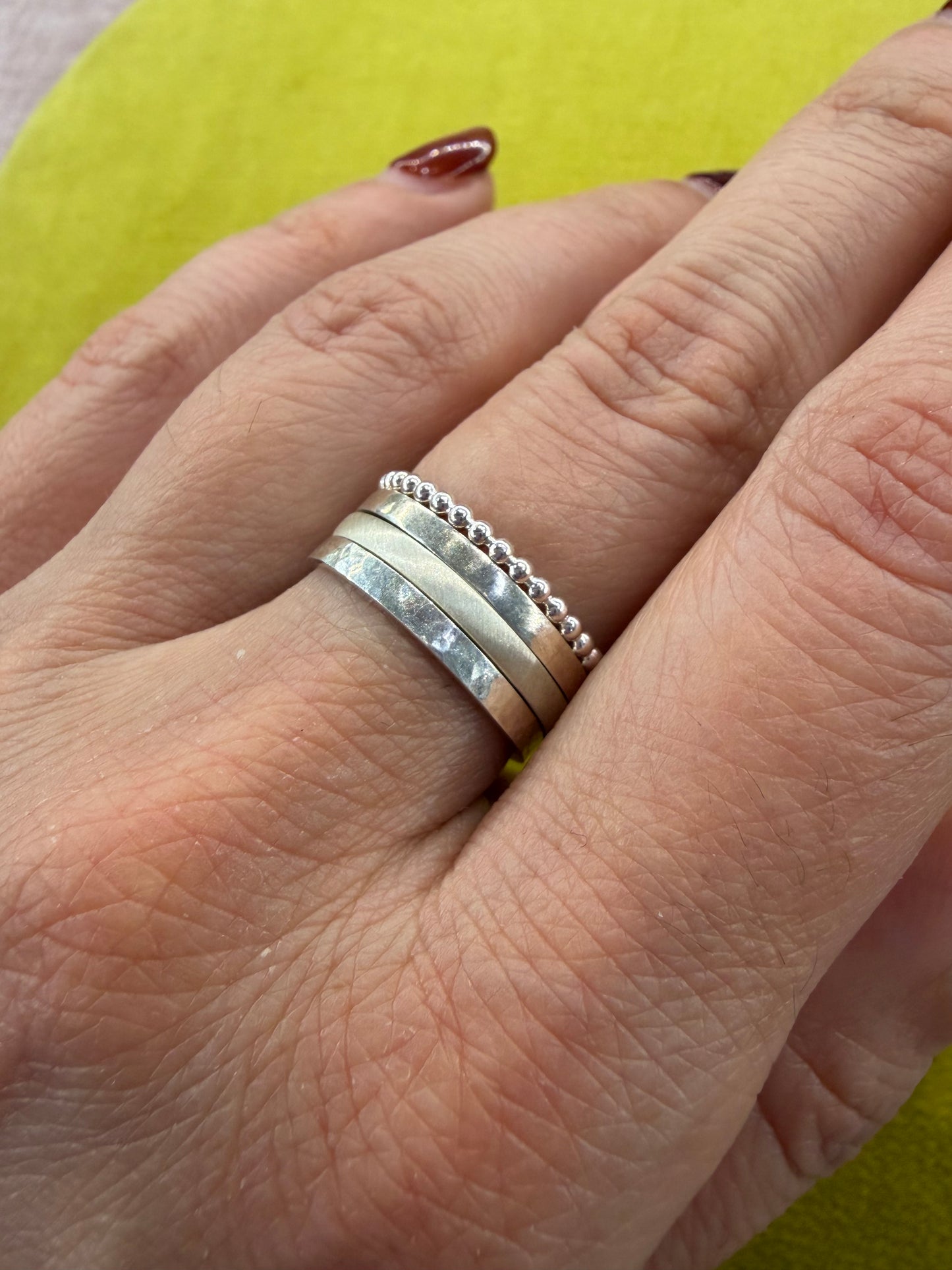 Alloy Stacking Rings (fancy) - Alloy Atelier
