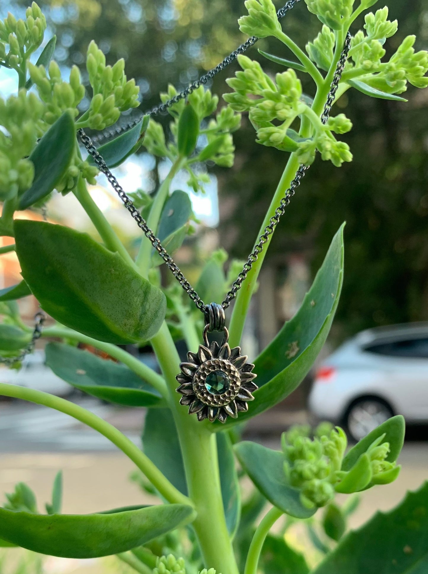 Sunflower Necklace - Alloy Atelier