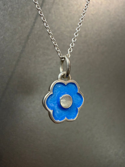 Large flower charm from Ellyse Bendillo, featuring intricate petal design, suitable for jewelry making or accessories.