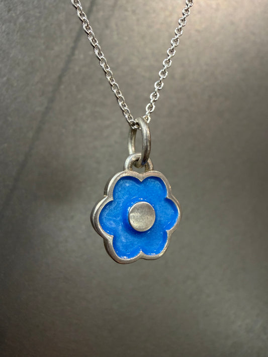 Large flower charm from Ellyse Bendillo, featuring intricate petal design, suitable for jewelry making or accessories.