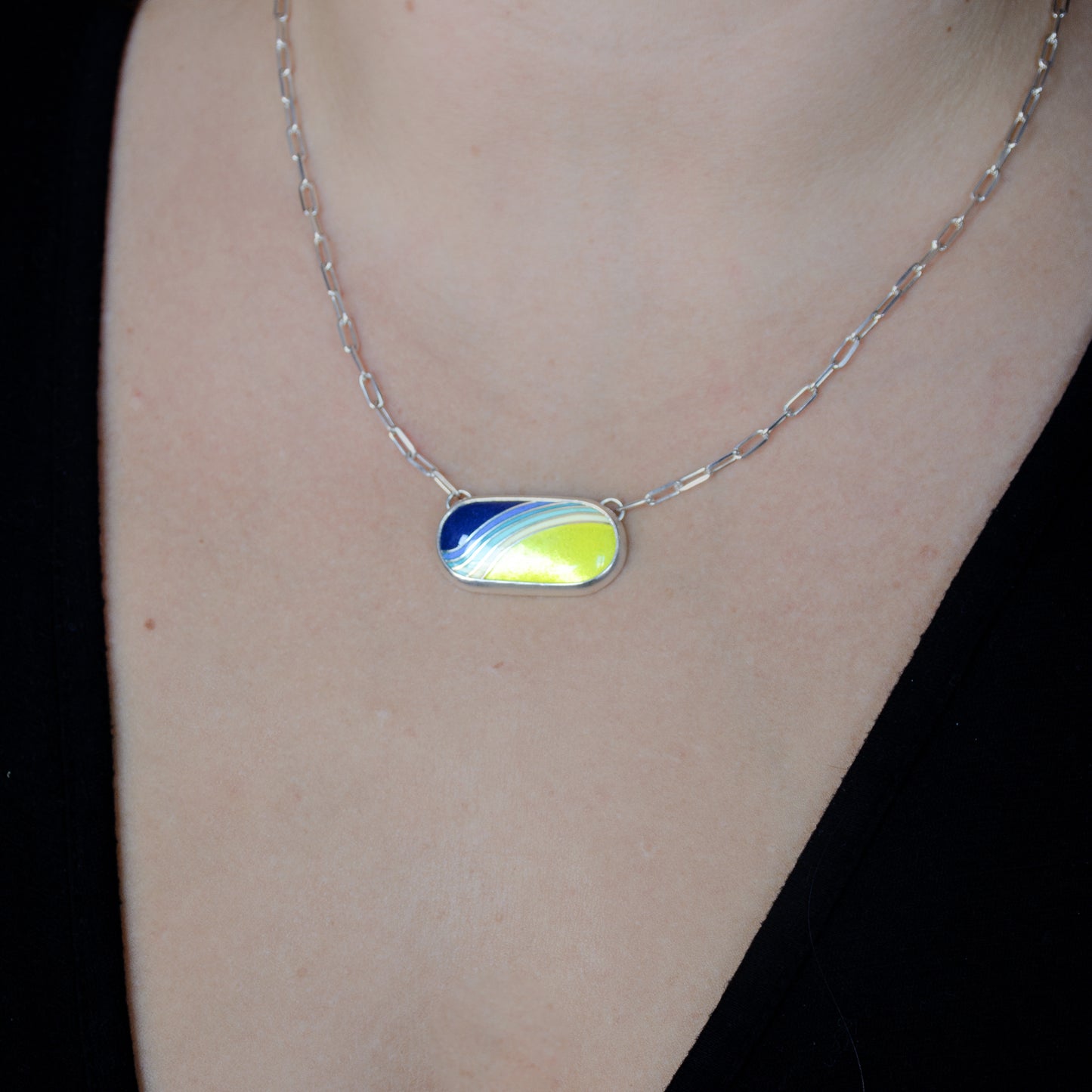 Neon Wavelet Pendant - Alloy Atelier